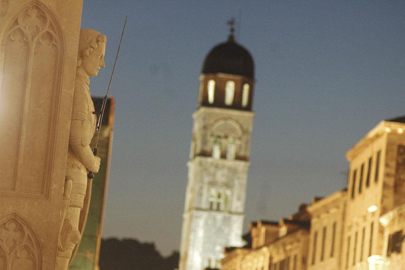 Dubrovnik poželjna scena za modna snimanja