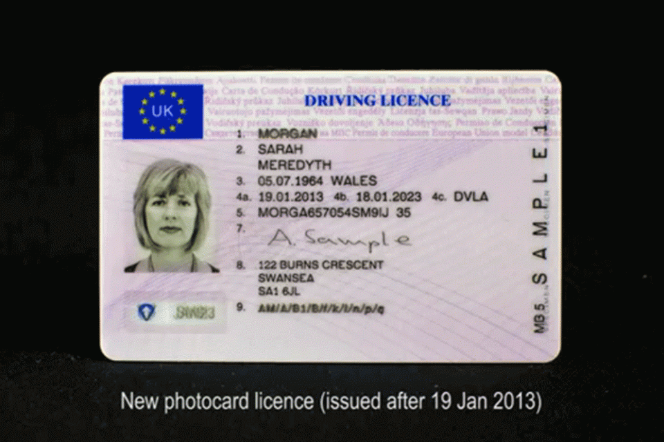 new driving licence