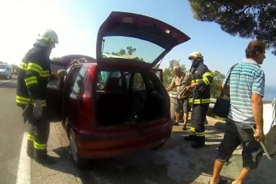 zapaljeno vozilo vidikovac 090813