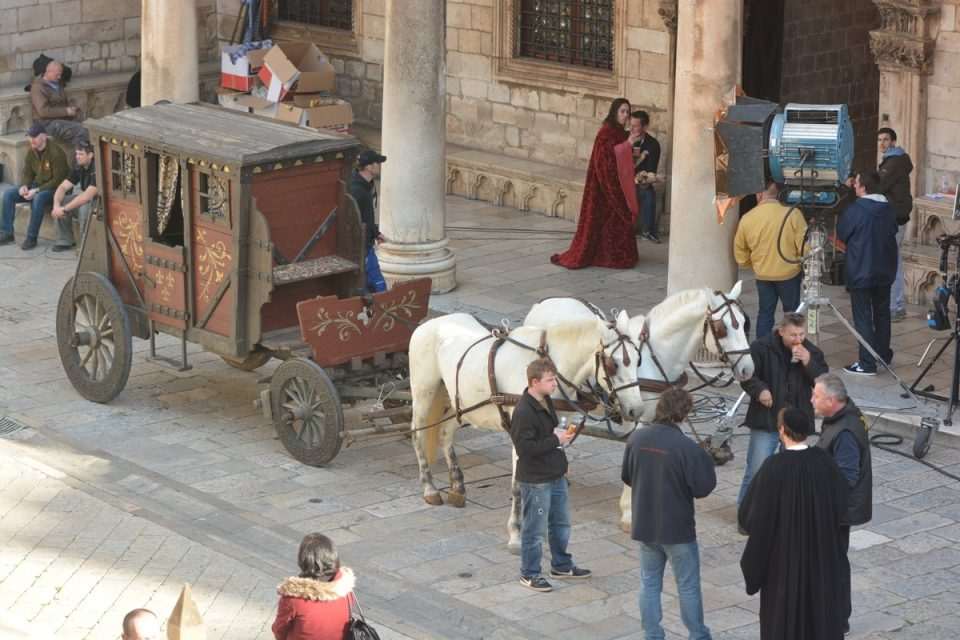 Na setu Borgia