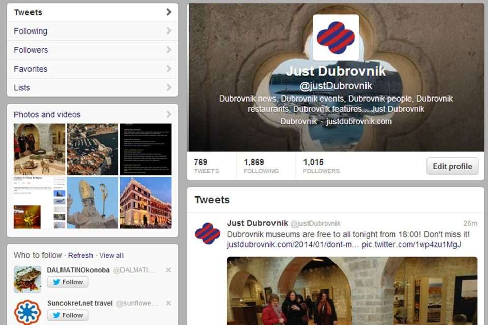 Twitter Just Dubrovnik