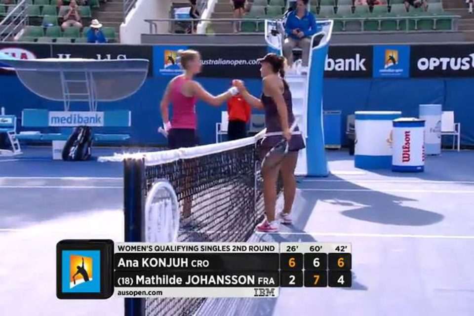 Pobjeda Ane Konjuh u 2. kolu kvalifikacija Australian Opena