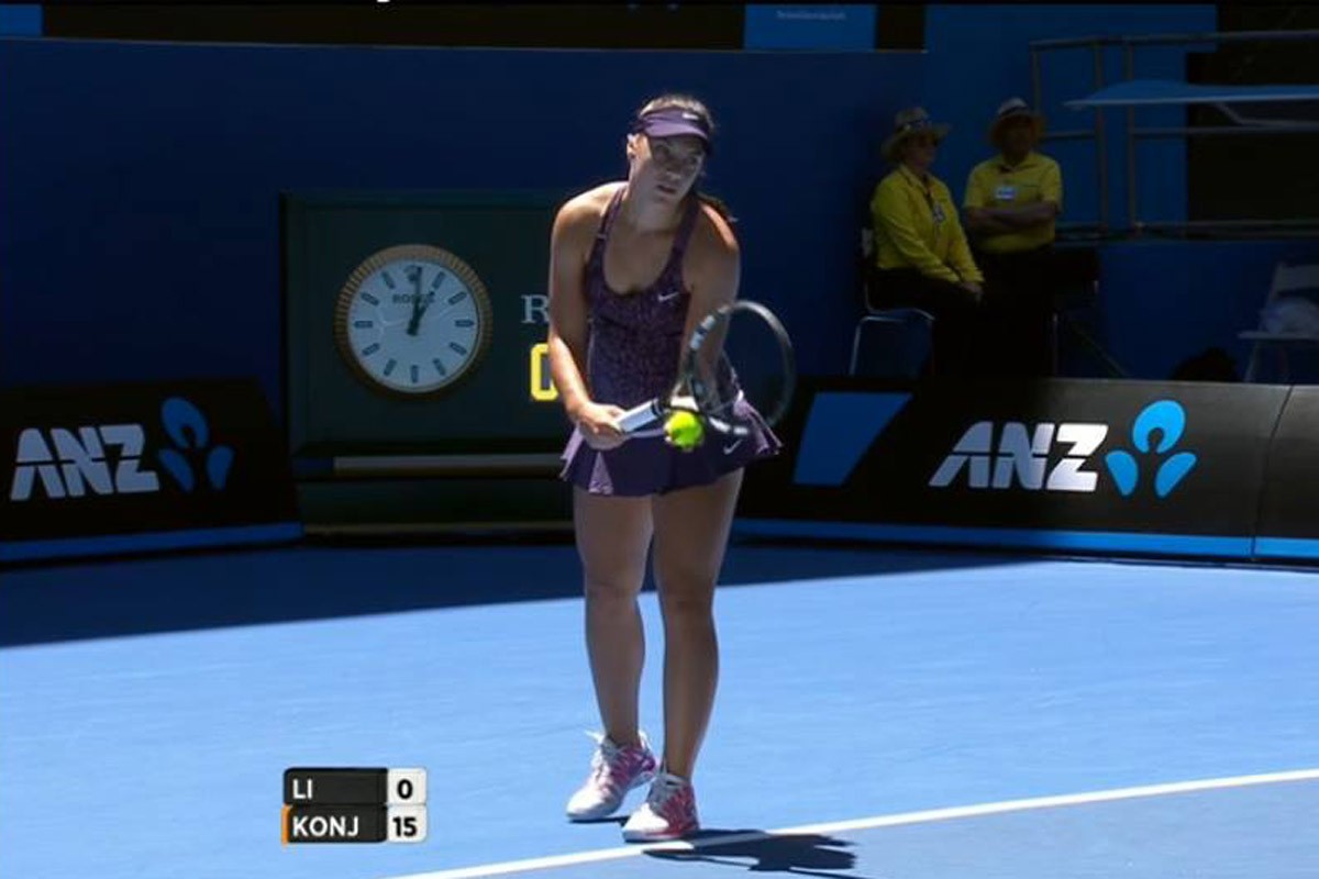 Ana Konjuh protiv Li Na na Australian Openu 2014.