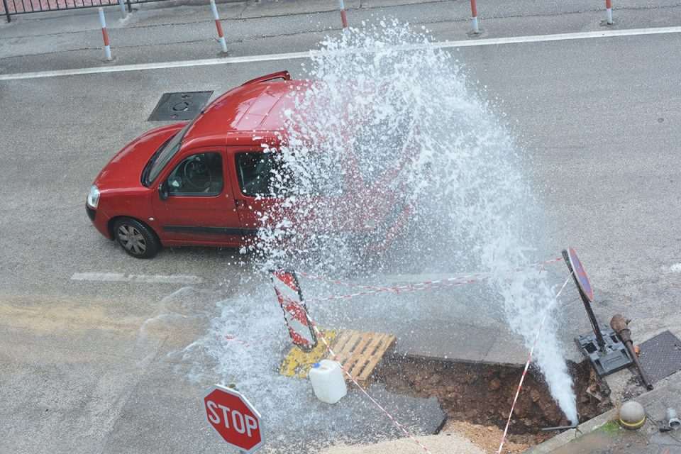 Vodovod iskapanje