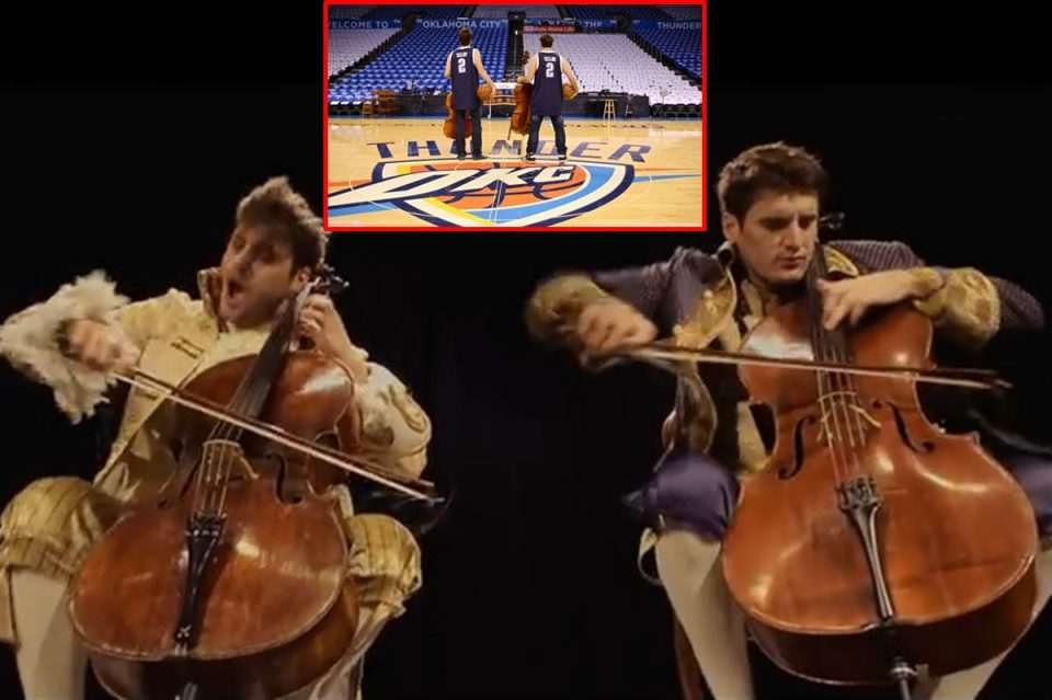 2 cellos thunderstruck NBA
