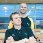 Trener HAVK Mladosti Vjekoslav KObešćak i fizioterapeut Damir Luketić