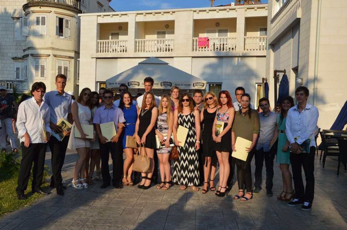 Dodjela diploma maturantima Gimnazije Dubrovnik, 17. Srpnja 2014. godine