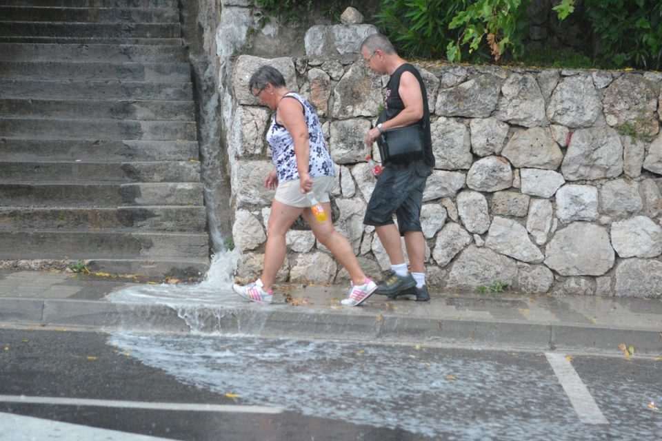 Kiša u Dubrovniku 2014.
