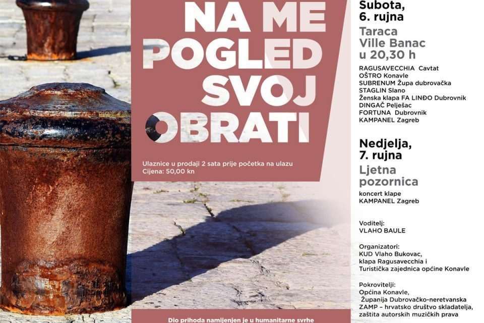 pogled klape plakat