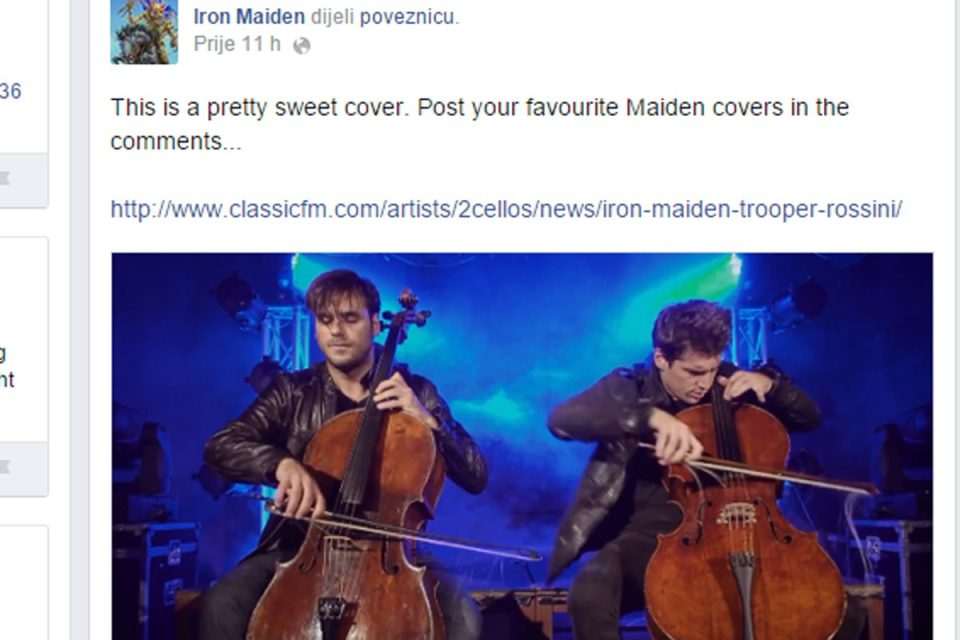 2cellos iron maiden