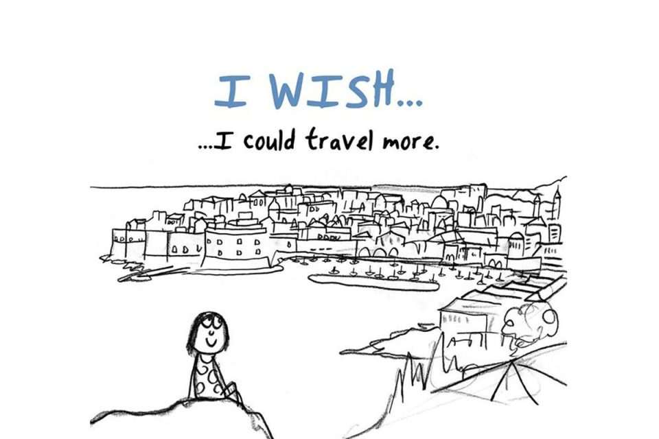 I wish I could travel more1