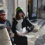 Zaleđena voda na Maloj Onofrijevoj fontani