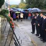 Polaganje vijenaca za vatrogasce poginule 6.12.1991.