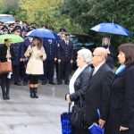 Polaganje vijenaca za vatrogasce poginule 6.12.1991.