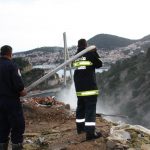 Požar na divljem odlagalištu