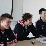 FOTO Vodeni junaci proslavili pobjedu nad Francuzima druženjem s mališanima 3 vateropolo reprezentacija varazdin 180315 3