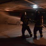 Javna vatrogasna postrojba Dubrovački vatrogasci požara garaža na Ilijinoj glavici