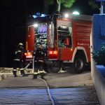 Javna vatrogasna postrojba Dubrovački vatrogasci požara garaža na Ilijinoj glavici