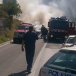 Zapalio se Renault Megan na magistrali u Župi 1 zapaljenje automobila