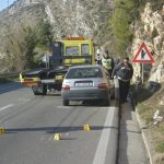 OŠTEĆENA I ŠLEP SLUŽBA Lančani sudar kraj skretanja za Bosanku 11 PROMETNA VIDIKOVAC 11