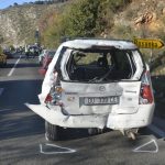 OŠTEĆENA I ŠLEP SLUŽBA Lančani sudar kraj skretanja za Bosanku 9 PROMETNA VIDIKOVAC 9