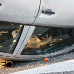 prometna ilijina glavica auto na krov 150416 14