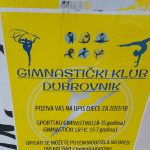 gimansticarski klub dubrovnik plakat