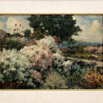 Mato Celestin Medović Pejzaž s vrijesom 1914. 1918. ulje karton