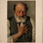 Mato Celestin Medović Portret starca 1890. 1893. ulje na platnu