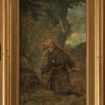 Mato Celestin Medović Sv. Franjo Asiški oko 1896. ulje na platnu