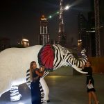 Jedan od tisuce preslatkih lounge barova koji gleda na Burj Khalifu