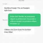 OPREZ! S ovoga broja stižu lascivne poruke gnjusnog sadržaja 3 Lascivne poruke 02
