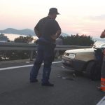 FOTO / PROMETNA U LOZICI Sudar motocikla i osobnog vozila, jedna osoba ozlijeđena 1 radarska lozica