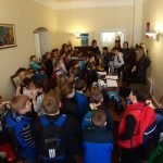 DRUŽENJE U PALAČI RANJINA Mališane zanimalo kad će biti dovršen Pelješki most 1 skola cavtat cilipi skola djeca1