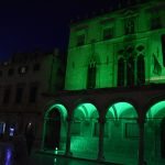 ZAZELENILA SE SPONZA Dubrovnik se pridružio proslavi Dana sv. Patrika 13 Sponza dan sv Patrika 13