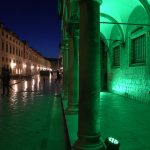ZAZELENILA SE SPONZA Dubrovnik se pridružio proslavi Dana sv. Patrika 17 Sponza dan sv Patrika 17