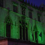 ZAZELENILA SE SPONZA Dubrovnik se pridružio proslavi Dana sv. Patrika 2 Sponza dan sv Patrika 2