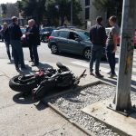 FOTO Jedna osoba ozlijeđena u sudaru motocikla i automobila 3 prometna Ul. kralja Tomislava 3
