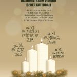 adventske svijece plakat