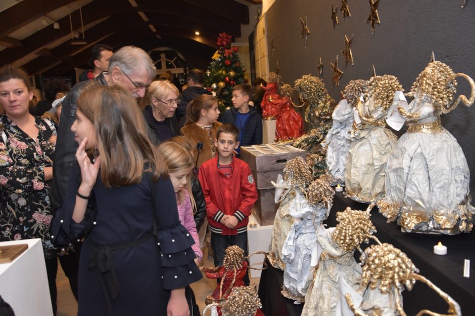 HUMANITARNI KARAKTER Otvorena izložba dječjih radova 'Držićev božićni orkestar'