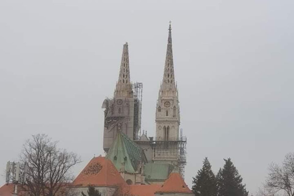 potres zagreb katedrala 1