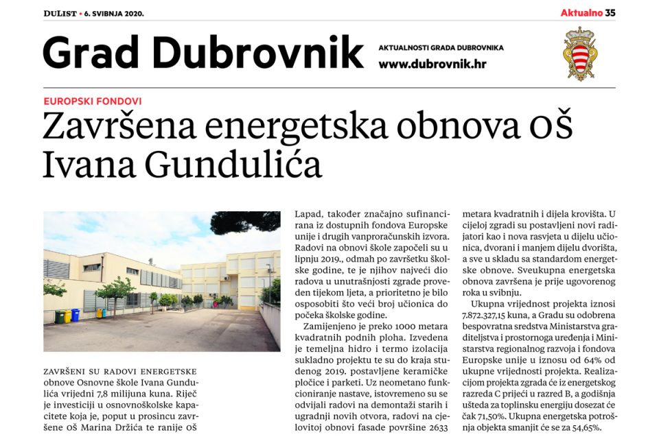 grad tjedni pregled