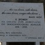 Na Gornjem Brgatu otkrivena ploča u spomen na obranu Župe dubrovačke 3 brgat spomen ploca 15