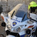 policija motor ilustracija