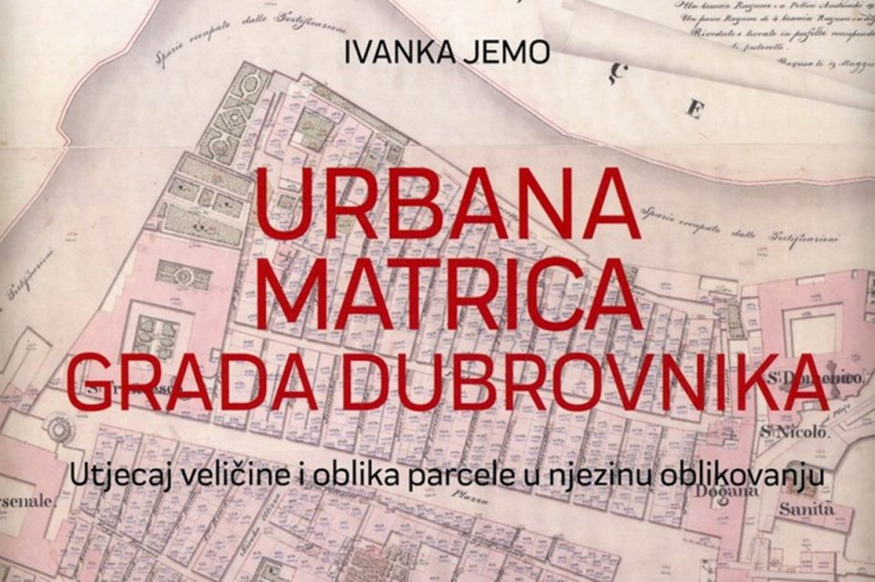 DULIST U SURADNJI S MATICOM Darujemo vam knjigu 'Urbana matrica grada Dubrovnika'