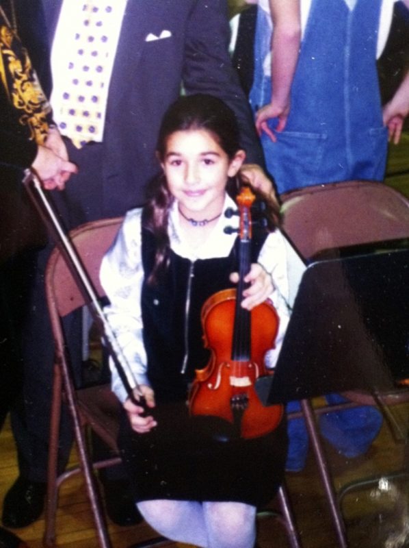 Thana and violin