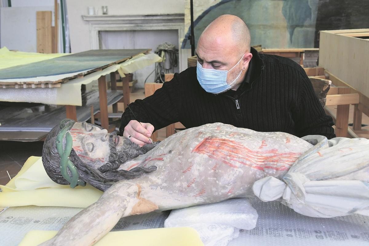 nada lucic restauratori sunj lopud oltar pracat gospa od sunja 3