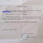 Obavijest o ispisu