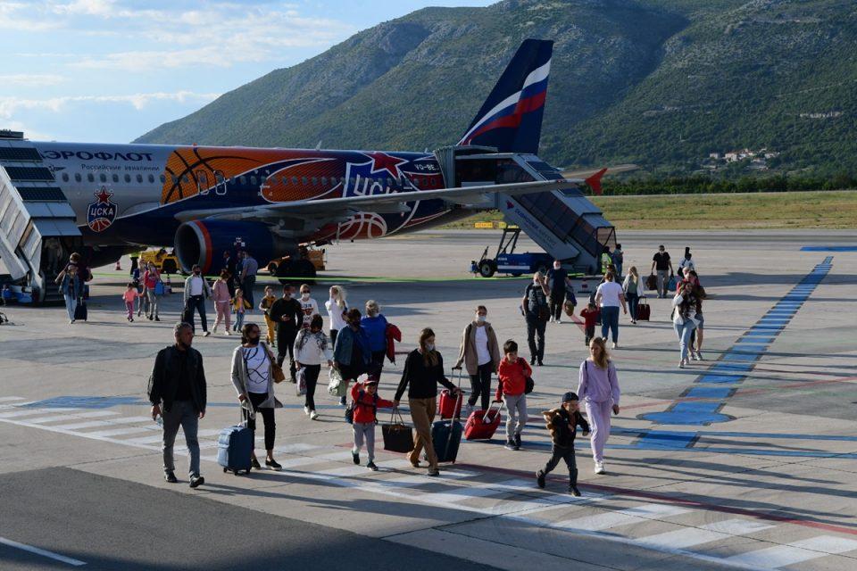SVEČANO U ČILIPIMA Iz Moskve u ZL Dubrovnik stigao prvi ovogodišnji let Aeroflota