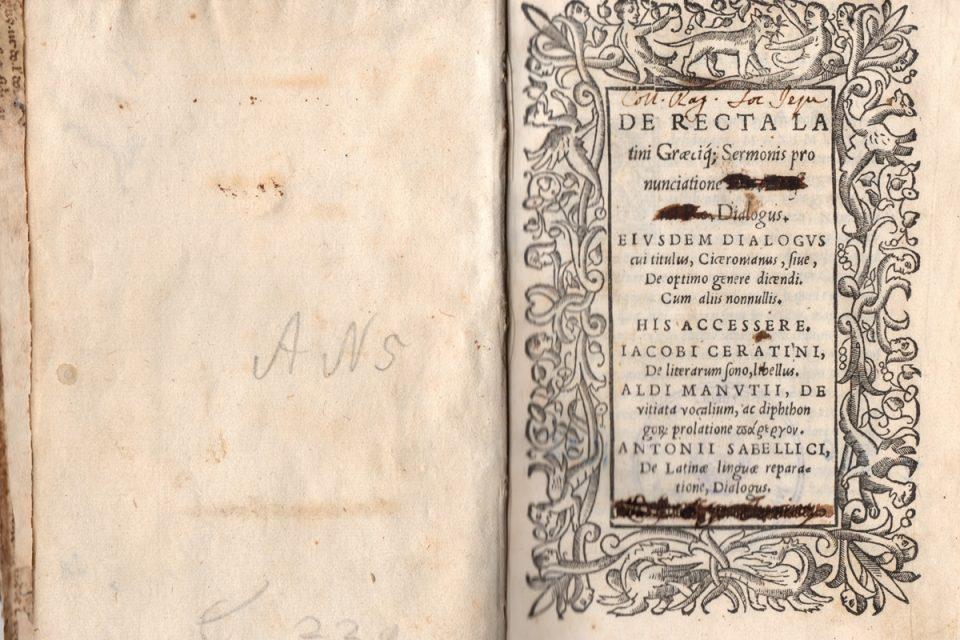 STARA PET STOLJEĆA Knjiga Erazma Roterdamskog vraćena u Dubrovnik